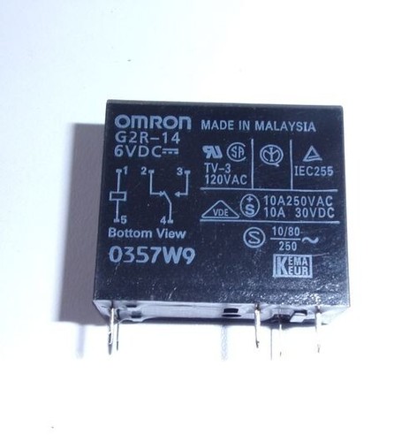 G2r 6vdc relais - 6vdc,