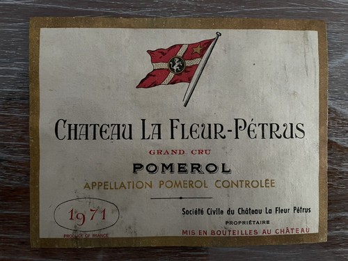 étiquette château fleur - château,