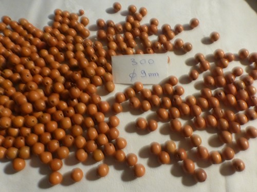 Lot 300 perle bois - perle,
