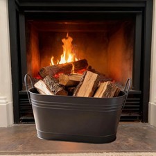 Seau à cendres pour bois de chauffage, récipient à cendres multifonctionnel