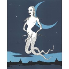 LABISSE Félix - Lithographie originale "Histoire Naturelle, La Sangsue-Satan" 56