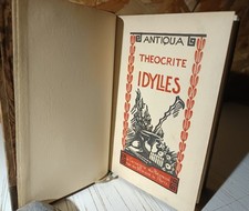 A l'enseigne du pot cassé - Théocrite - Idylles - 1/150 - reliure Flammarion