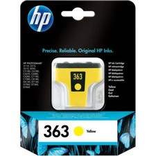 Original HP 363 jaune PHOTOSMART 3110 3210 3310 8250 C5180 - 01/2019 o.V.