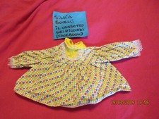 Robe Poupée N 148, Robe Blanc À Fleurs Vintage, Ans '70