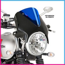 PUIG SAUTE VENT VISION POUR YAMAHA YBR125/CUSTOM 05-13 NOIR-BLEU