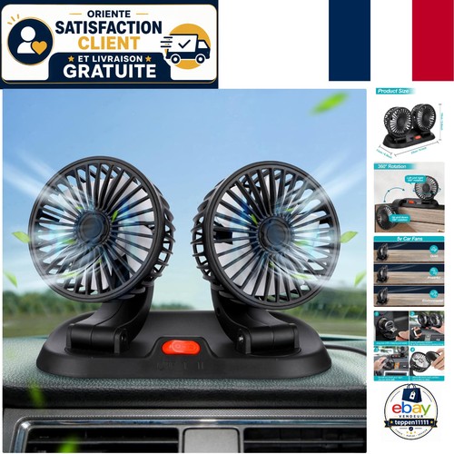 Ventilateur voiture 5v - ventilateur,