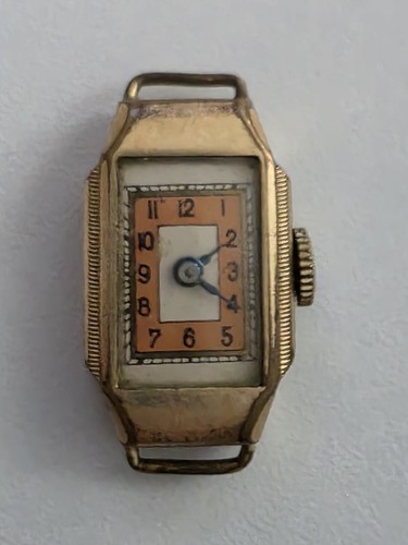 Montre mecanique art déco - mecanique, or