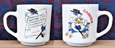 ARCOPAL * MUG TASSE X 1 * signe du zodiaque CANCER vintage 1960-70 bol