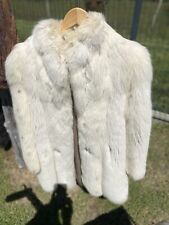 Magnifique manteau de fourrure de renard bleu pleine peau