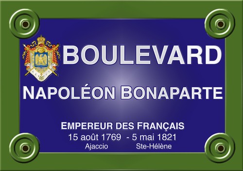 Plaque rue paris - plaque,