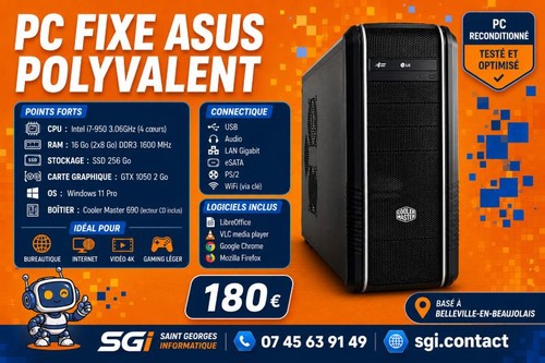 Fixe polyvalent 16go - fixe,
