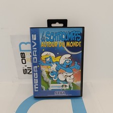 SEGA MEGADRIVE - LES SCHTROUMPFS AUTOUR DU MONDE (complet)