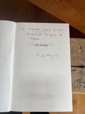 Elie WIESEL  : LES JUGES  . SEUIL 1999 . ENVOI AU PROFESSEUR  Didier SICARD