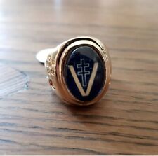 GROSSE BAGUE CHEVALIERE METAL