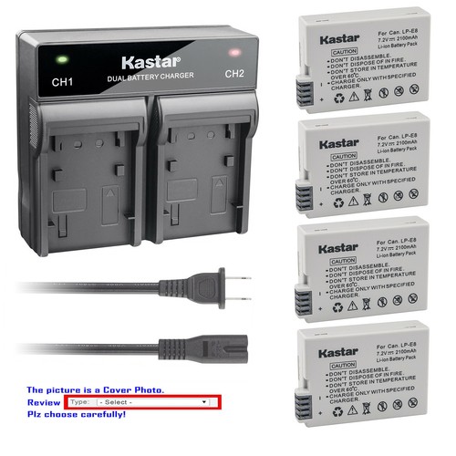 Kastar battery fast dual - battery,