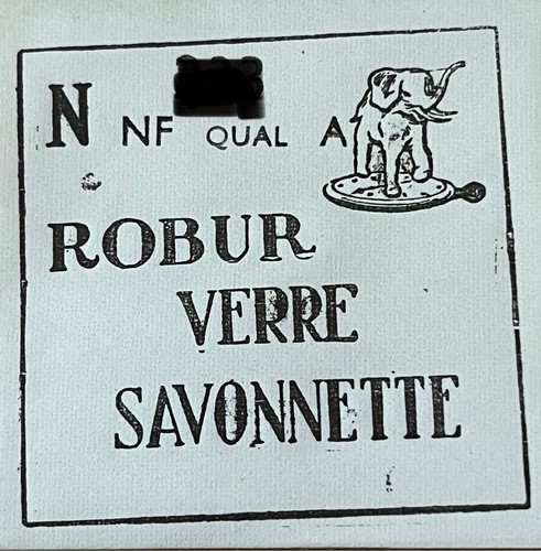 Verre plexi robur savonnette