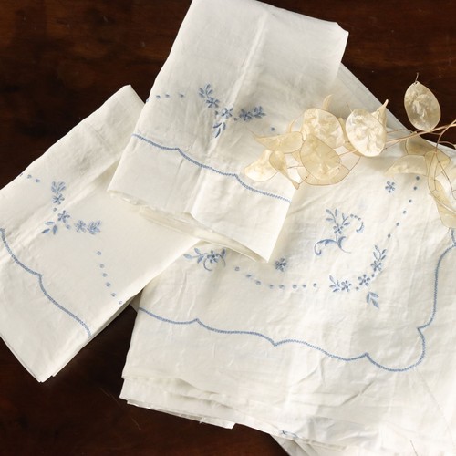 Drap double lin blanc - en,
