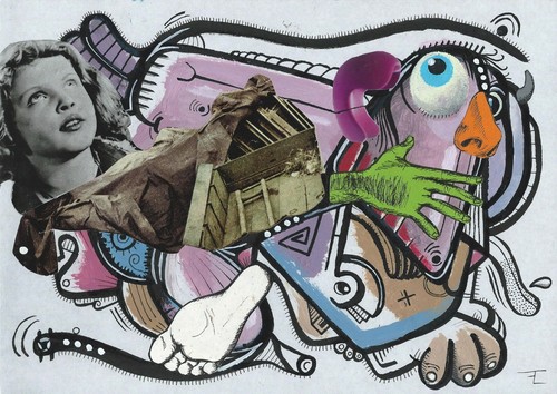 Art contemporain collage