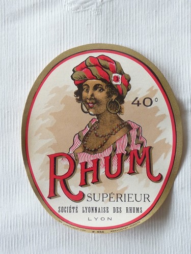 Ancienne etiquette rhum - ancienne,