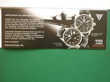 2010 PUB MONTRE WATCH FLIEGERUHREN HUGO JUNKERS UHREN JU-52 / STOWA GERMAN AD