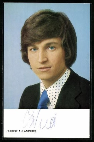 Carte postale chanteur