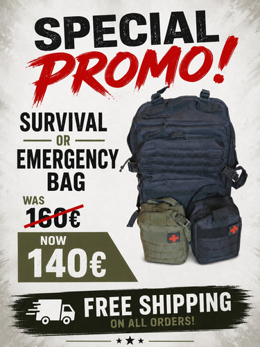 Survival bag - 2-in-1,