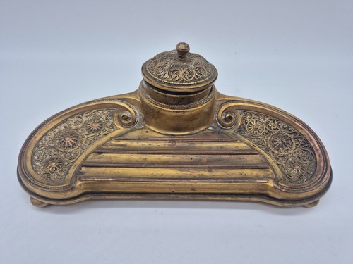 Encrier bureau art nouveau - encrier,