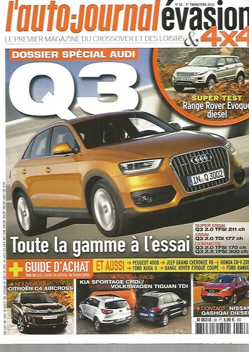 Evasion 4x4 special - n°58, audi