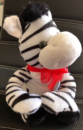 Zebra plush stuffed animal toy - zebra,