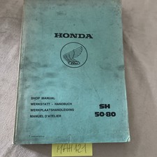 Honda SH50 SH80 manuel revue technique moto atelier SH 50 80 édition 1984