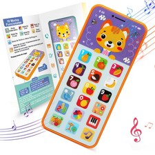 Téléphone Enfant Espagnol Jouet Bebe 6-12 Mois Smartphone bébé Jouets Musical...