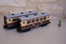 lego x2 , train , passagers