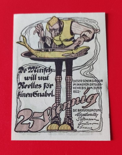 Billet nécessité allemand - billet,