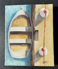 Tableau signé Hervy Huile sur