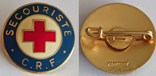 Insigne secouriste crf croix - secouriste,