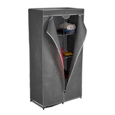 Penderie tissu armoire multifonctionnelle léger 6 compartiments penderie pliable