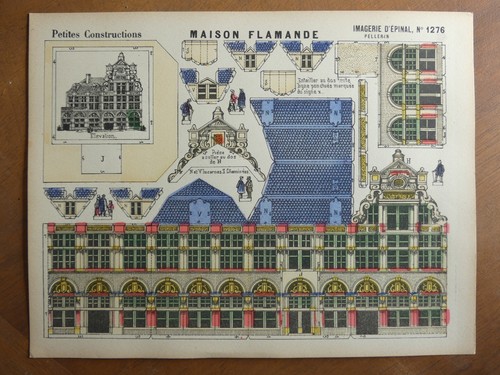 Maquette papier maison - papier,