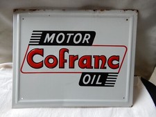 tole  ancienne de garage huile