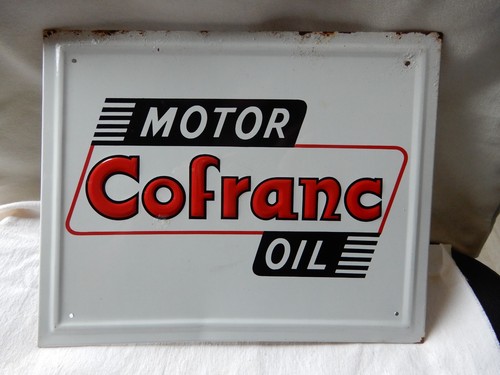 Tole ancienne garage huile - , de