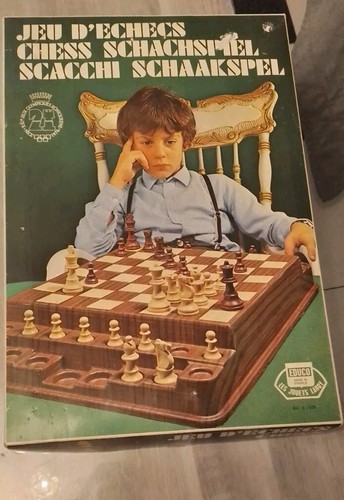 Jeu échecs vintage - -,