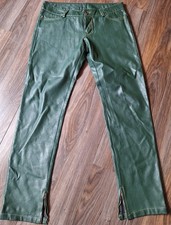 PANTALON IMITATION CUIR SOCIETE POUR LE TRICOT TAILLE M  LEATHER LEDER GAY ROB