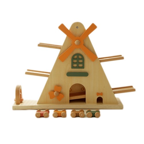 Toboggan voitures bois - voitures, en