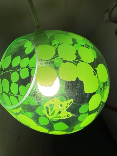Ikea knubbig green table - table, lamp
