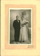   Photo ancienne mariage nantais photographe studio A Paty Nantes 1930