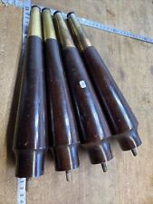 n° 8 lot 4 pieds en bois / lit, meuble vintage armoire, commode, enfilade  etc..