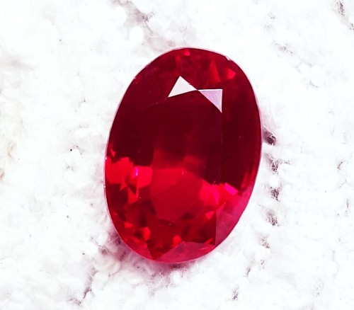 Naturel rubis rouge forme - rouge,