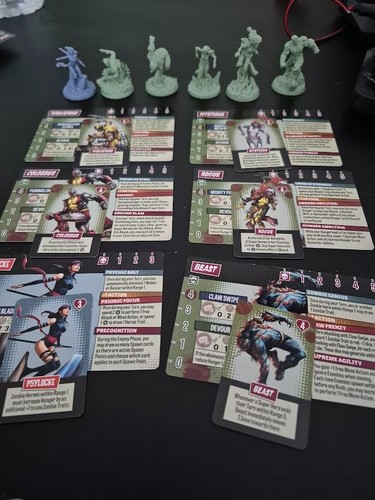 Figurines cartes xmen - et,