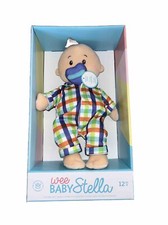 Poupée Tissu Doudou Baby Stella Manhattan Toy Plush Soft Baby Doll Tétine 12M+