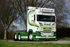 TEKNO 85105 SCANIA R 520 TRACTEUR 6X2 & SEMI FRIGORIFIQUE PATRICK VAN DER HOEVEN