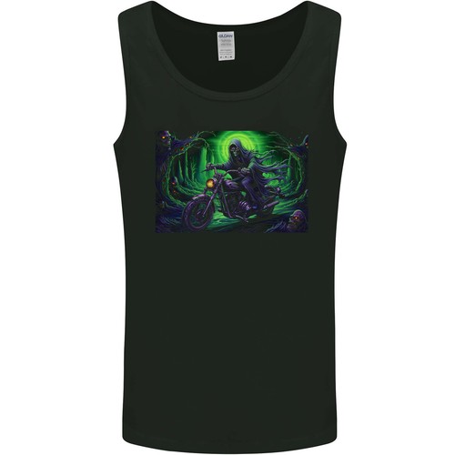 Gilet tank top - tank, skull